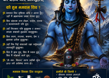 ॐ: सुत्नु अघि भगवान शिव को दर्शन गरि जान्नुहोस को हुन भगवान शिव ?