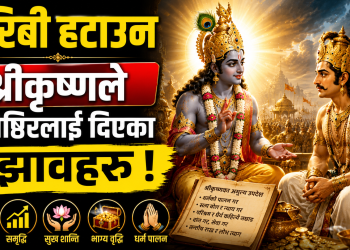 गरिबी हटाउन श्रीकृष्णले युधिष्ठिरलाई दिएका सुझाबहरु !