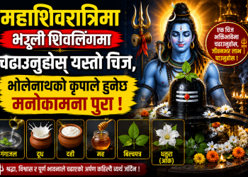 महाशिवरात्रिमा नभुली शिवलिंगमा चढाउनुहोस् यस्ता चिज, भोलेनाथको कृपाले हुनेछ मनोकामना पुरा !